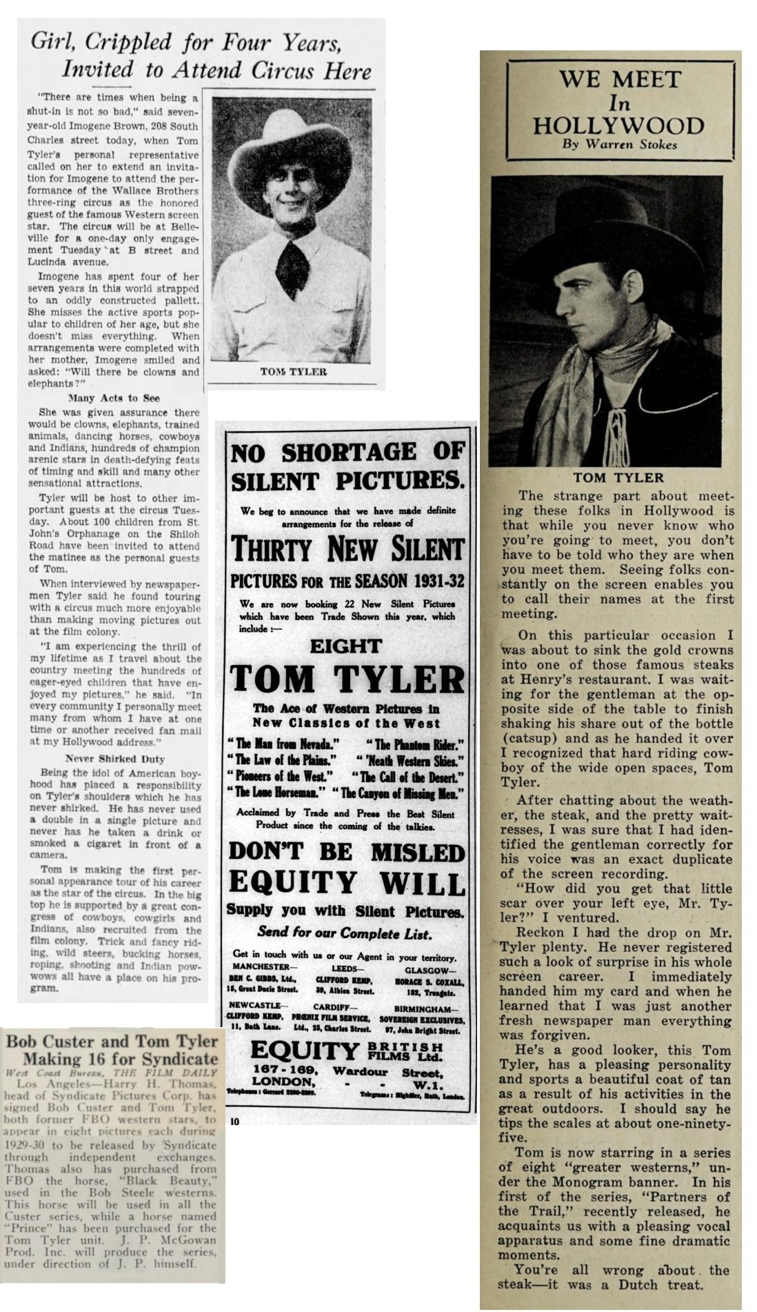 We Meet in Hollywood, Wallace Brothers circus