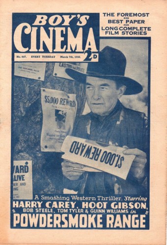 Tom Tyler Boys Cinema Powdersmoke Range