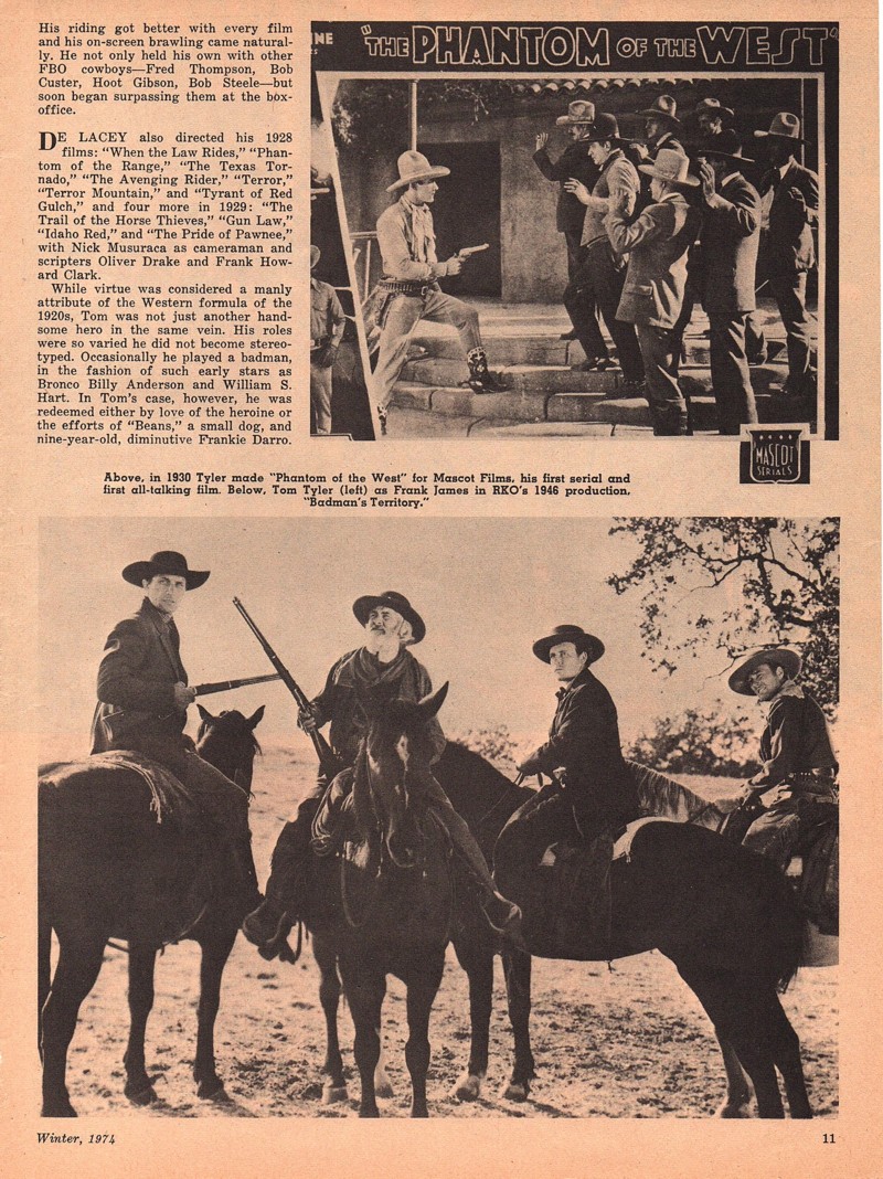 Old West Winter 1974 Cowboy Strongman