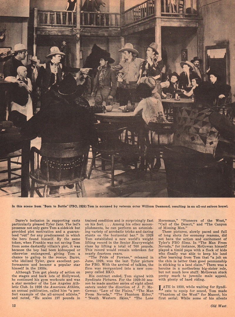 Old West Winter 1974 Cowboy Strongman