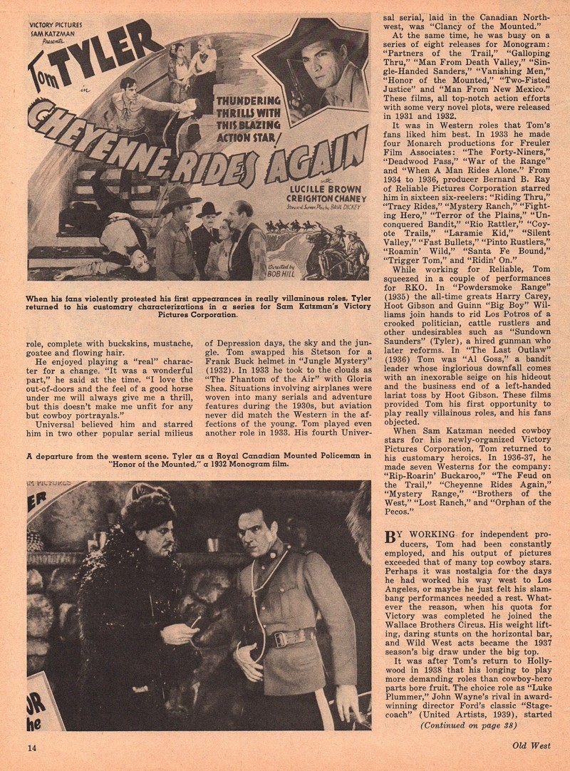 Old West Winter 1974 Cowboy Strongman