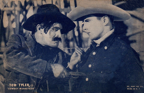 Tom Tyler The Cowboy Musketeer arcade card