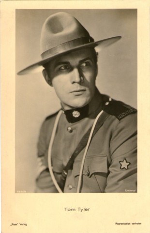 Tom Tyler European postcard