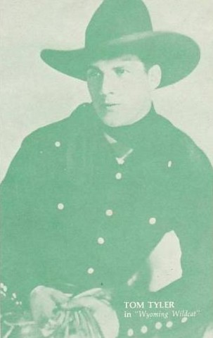 Tom Tyler The Wyoming Wildcat arcade card