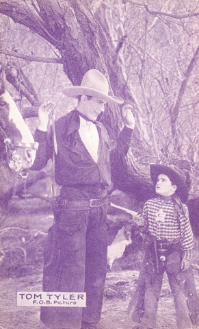 Tom Tyler Cyclone of the Range arcade card
