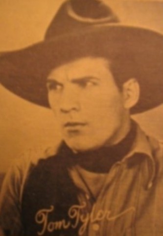 Tom Tyler brown exhibit card