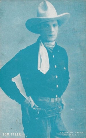 Tom Tyler blue arcade card