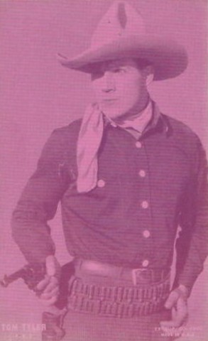 Tom Tyler pink arcade card