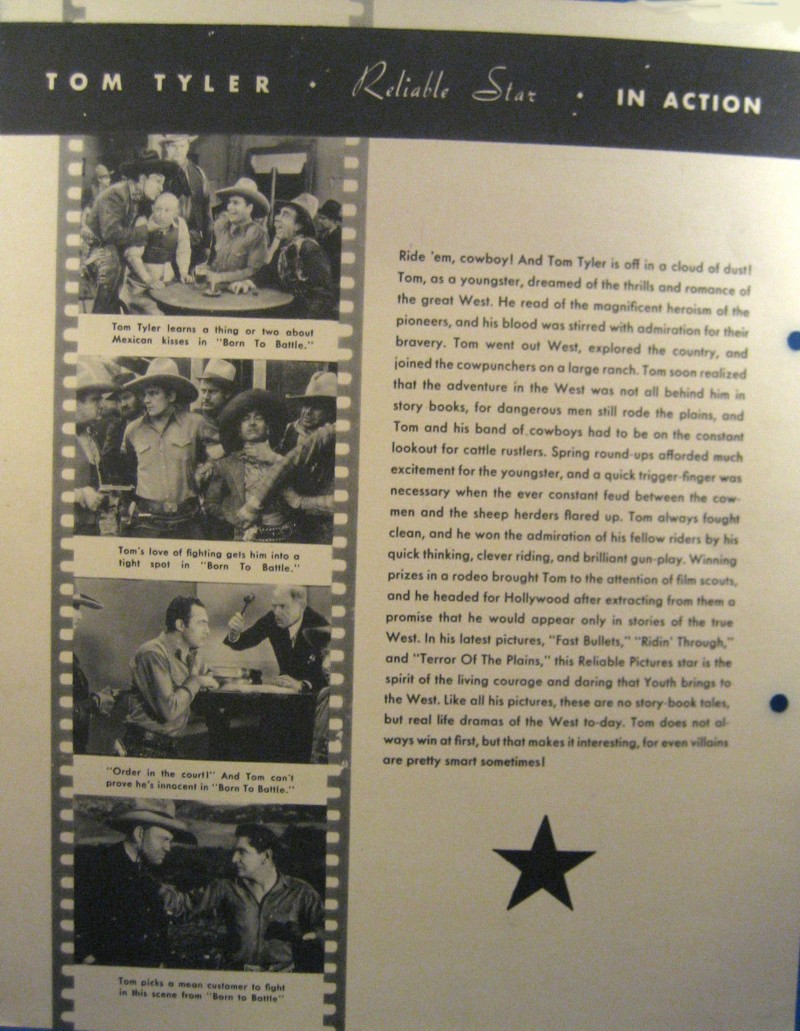 Tom Tyler Reliable Star in action