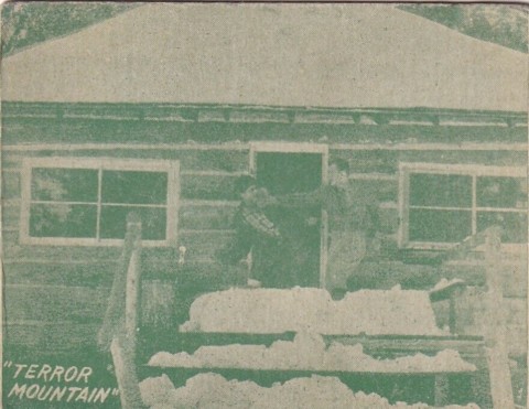 Tom Tyler R941 series gum card Terror Mountain
